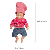 6 inch Reborn Baby Dolls, Realistic Soft Silicone Newborn Baby Doll
