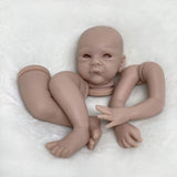 16 Inch Reborn Baby Dolls Kits Solid Silicone Unpainted Reborn Kit DIY with Opened Eyes