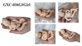 6 Inch Silicone Mini Reborn Doll Kits Blank Unpainted Full Silicone Body DIY Parts Accessory