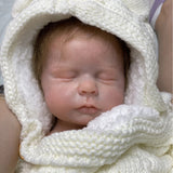 Full Body Silicone Reborn Doll Girl 18" Soft Newborn Full Body Baby Menina Macia
