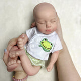 12 Inch Full Silicone Baby Dolls Realistic,Real Full Body Silicone Reborn Baby Dolls Soft Newborn Baby Dolls - Boy