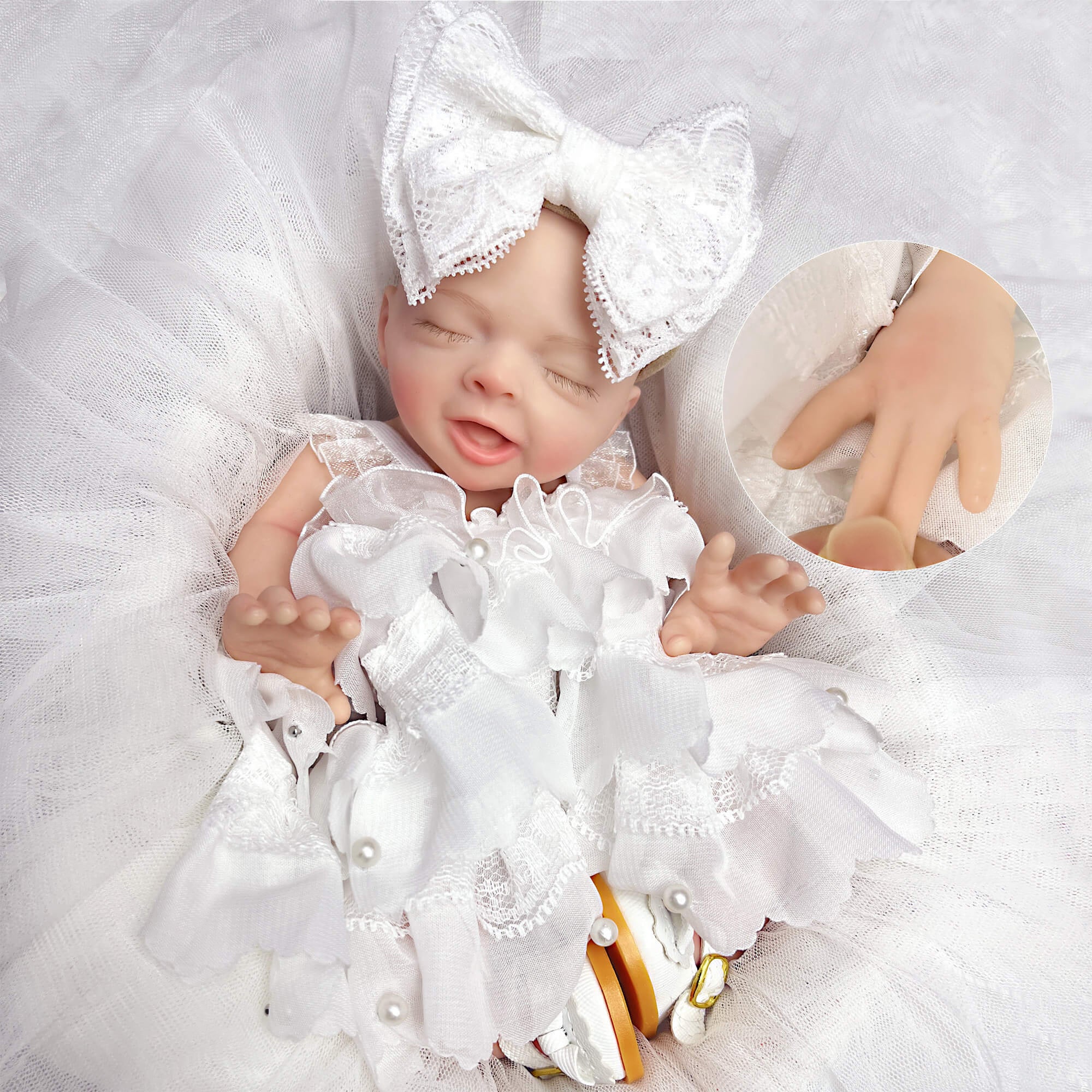 Silicone Reborn Dolls, Newborn Baby Girl
