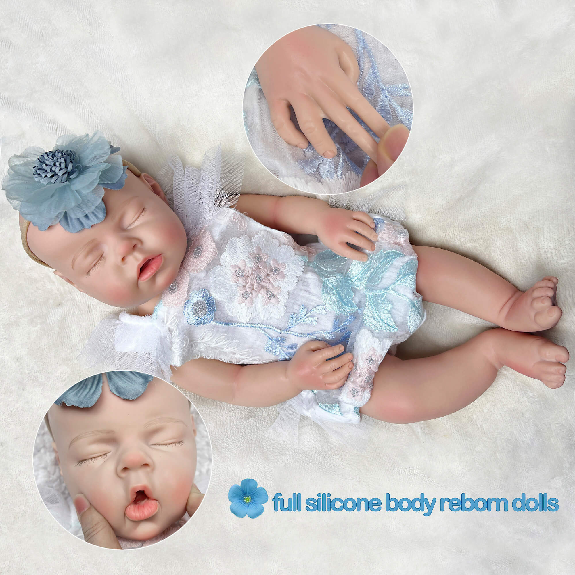 Drink System Doll 20 inch Realistic Newborn Baby Doll Girl