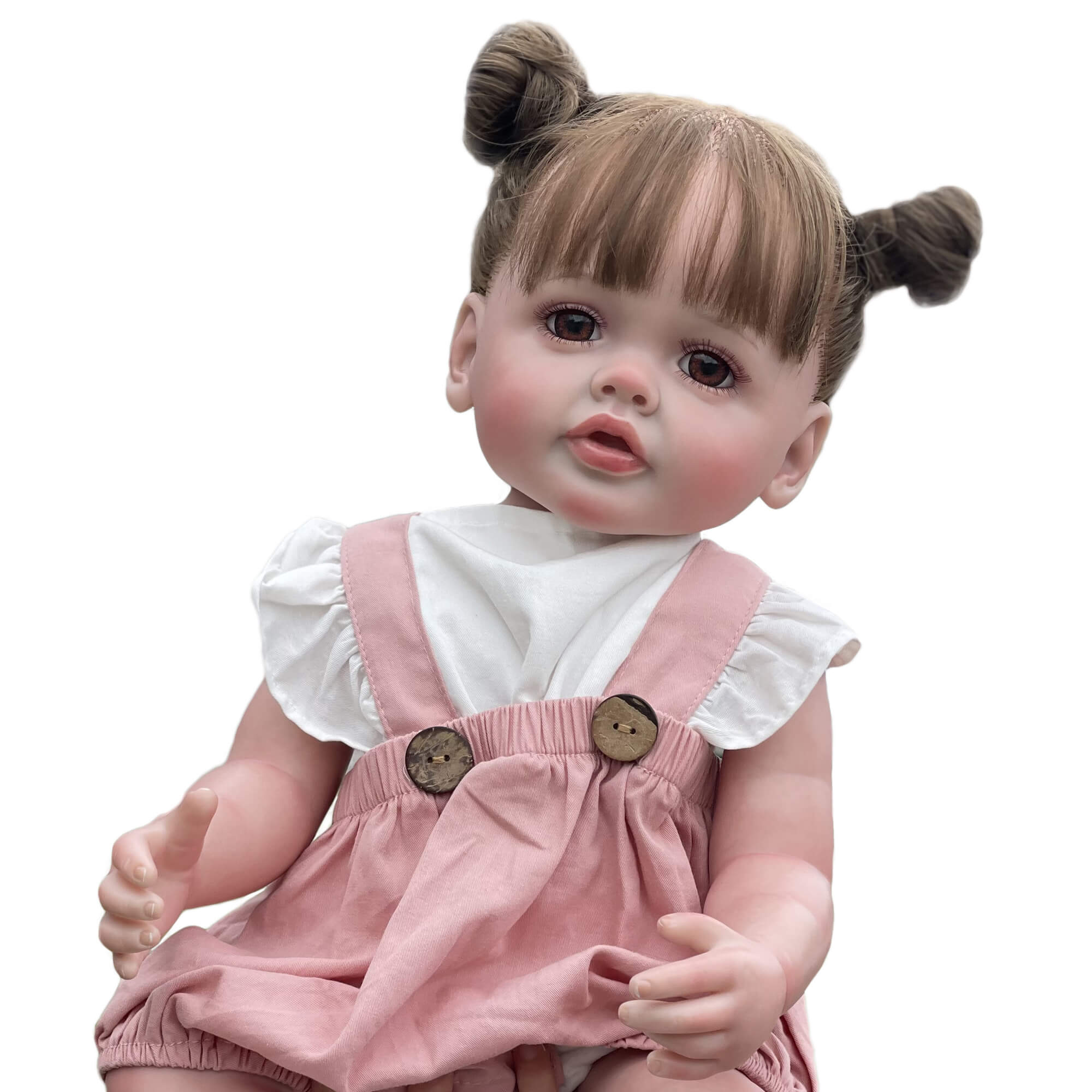 Reborn Baby Doll Newborn 22 Inches Reborn Toddler Doll Hand Drawn Baby Doll Real Life Size Baby Doll Toy