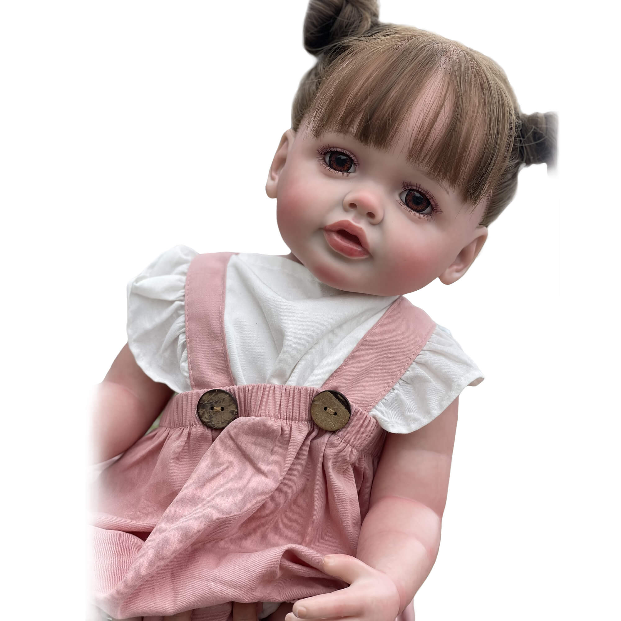 Reborn Baby Doll Newborn 22 Inches Reborn Toddler Doll Hand Drawn Baby Doll Real Life Size Baby Doll Toy