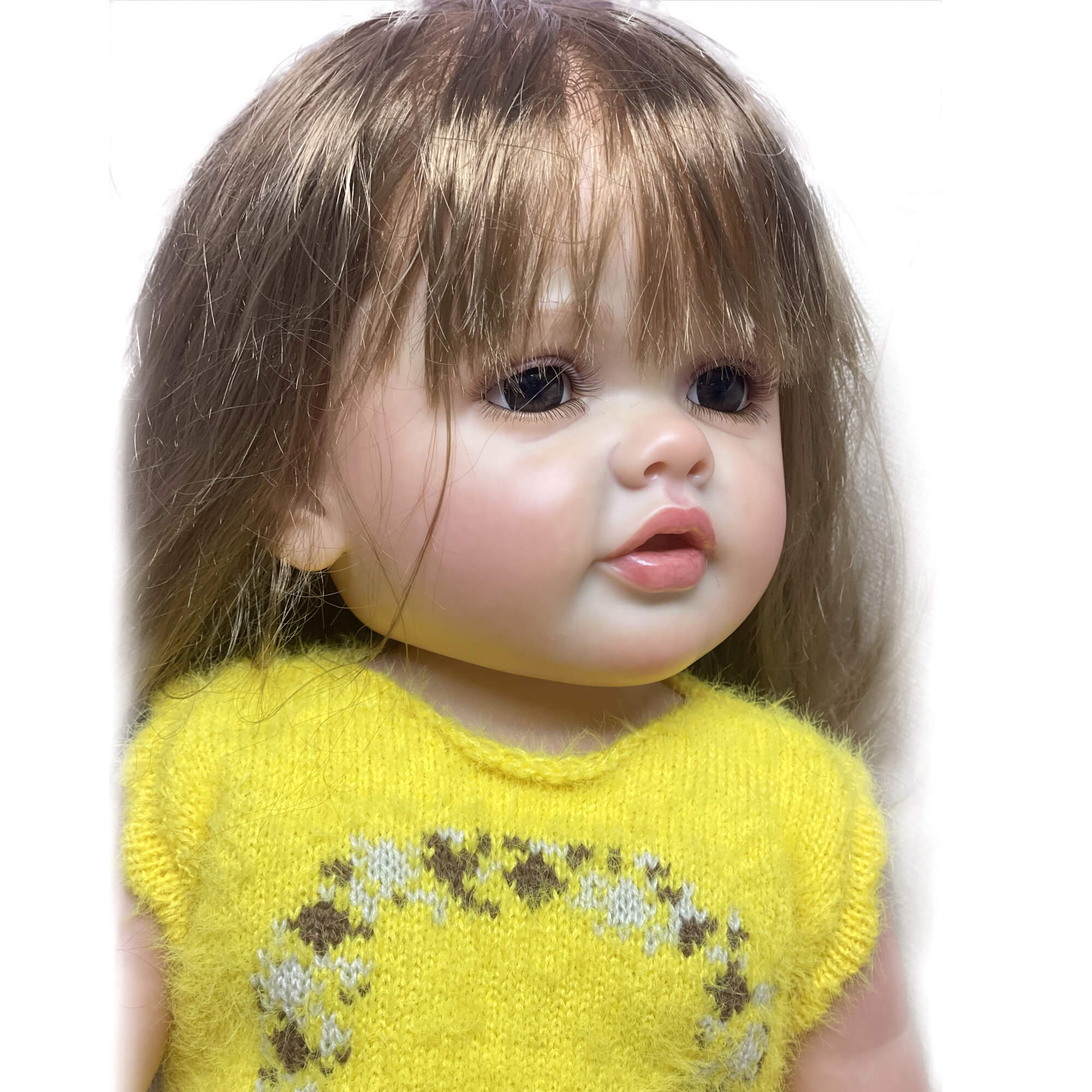 Reborn Baby Dolls, Realistic Newborn Baby Dolls,20 inch Full Vinyl Real Toddler Girl Lifelike Baby