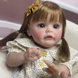 Reborn Baby Doll Real Feeling Realistic Newborn 22 Inches Vinly Silicone Reborn Toddler