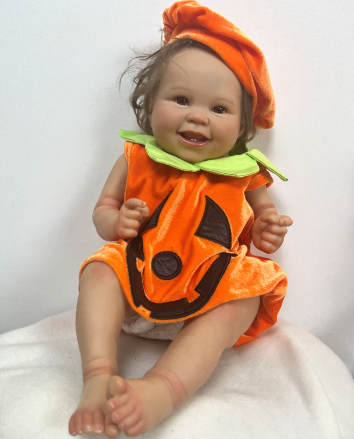 20inch Pumpkin Outfit Reborn Girl
