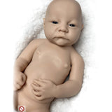 18 Inch silicone Girl Full Body Soft Silicone Newborn Baby Doll UnPainted By Artists Lifelike Reborn Doll