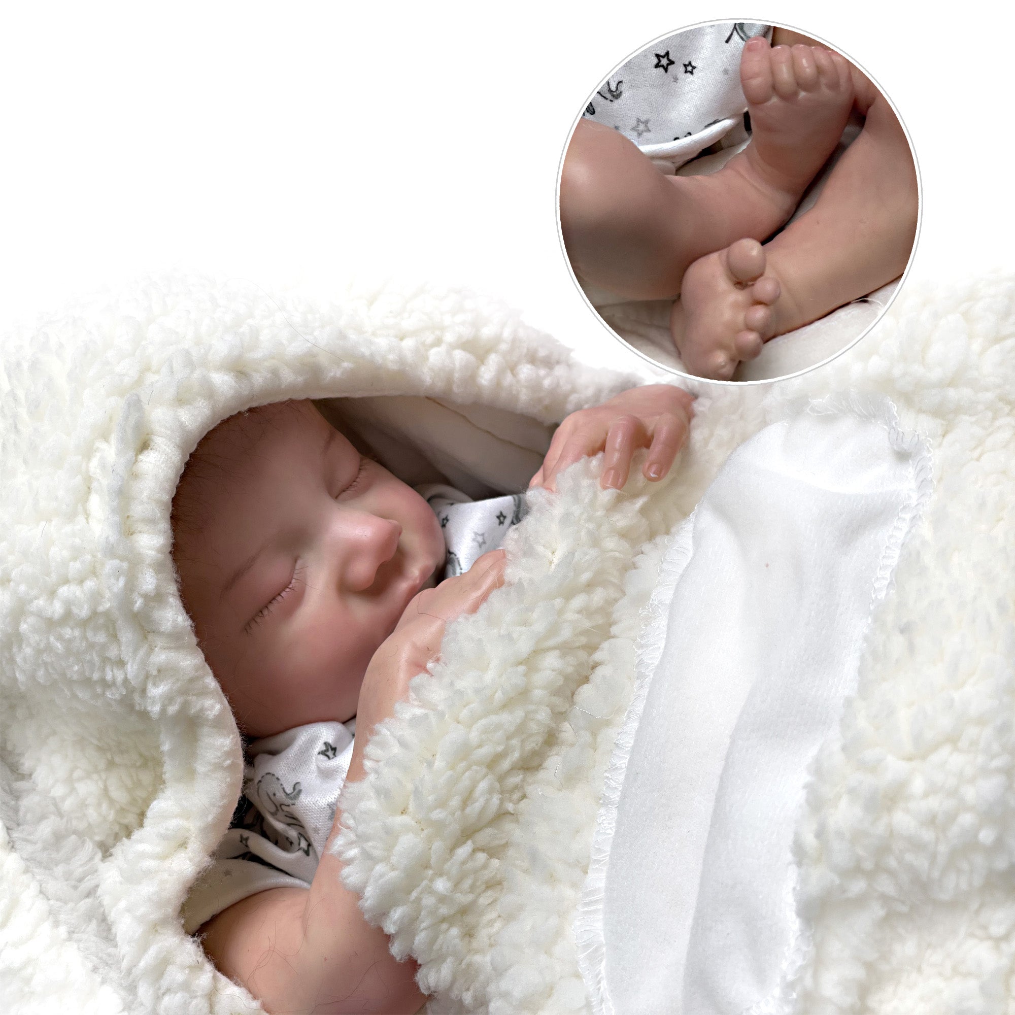 20 Inch Soft Silicone Reborn Dolls Cloth Body Finished Artist Painted Levi Dolls Handmade Lifelike Bebe Newborn For Children's Gifts