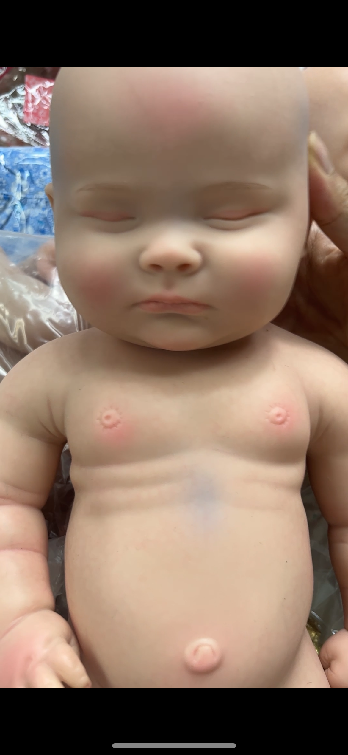 18Soft Full Body Solid Silicone Bebe Reborn Doll Handmade Artist Painted  Girl Bebê Reborn De