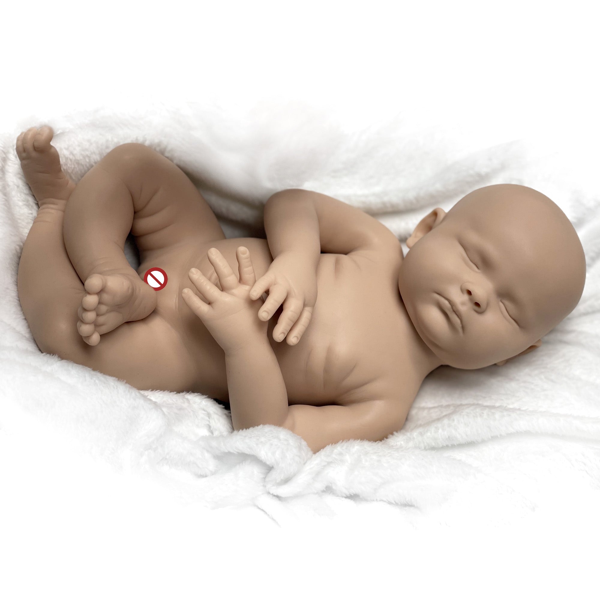18 Inch Joseph Solid Soft Silicone Bebe Reborn Dolls Handmade Unpainted DIY Reborn Doll