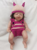 10 Inch Full Silicone Baby Dolls Realistic,Real Full Body Silicone Reborn Baby Dolls Soft Newborn Baby Dolls - Girl