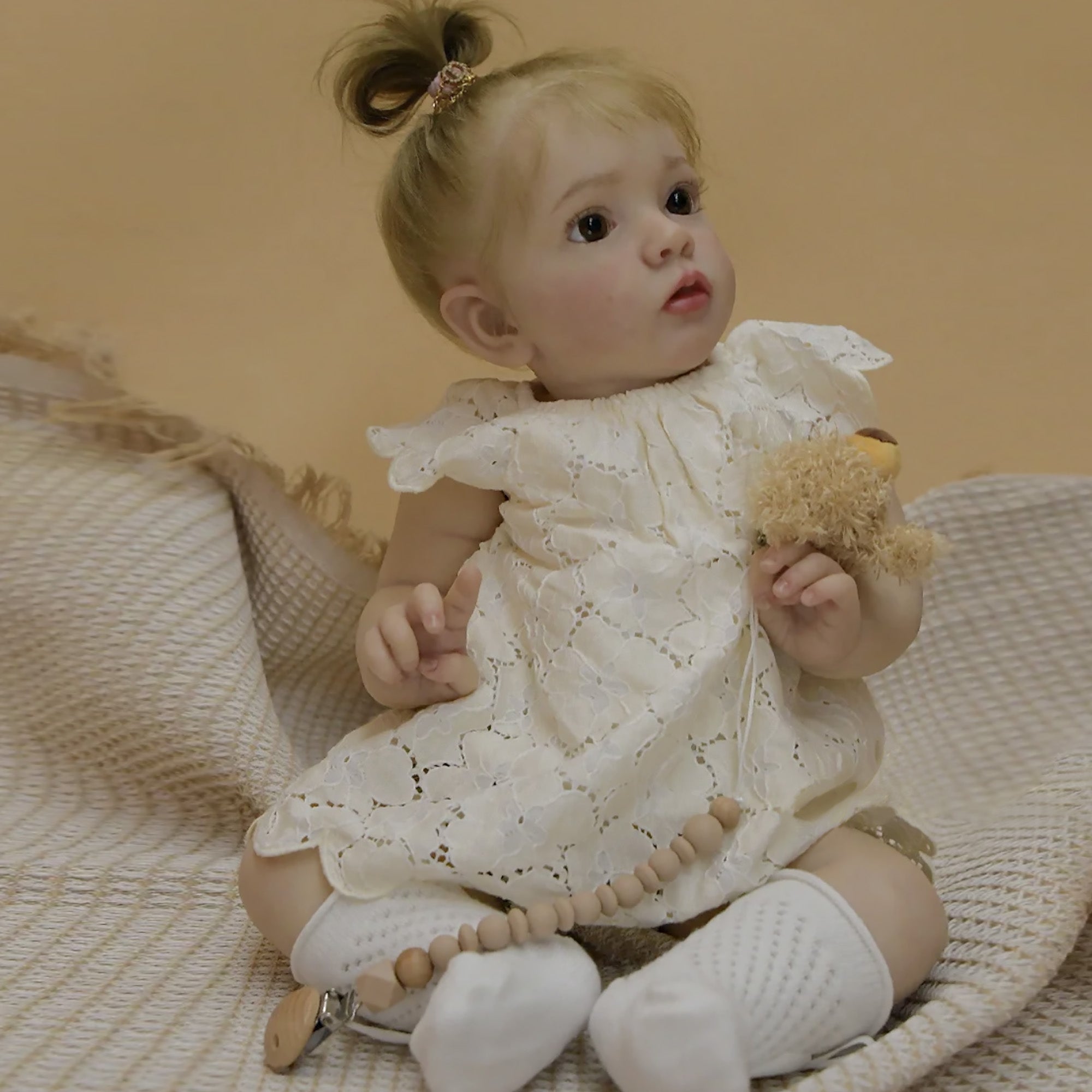 58cm Finished Missy Bebe Reborn Girl Handmade Painted Lifelike Realistic Art Reborn Toddler Dolls For Children's Gift