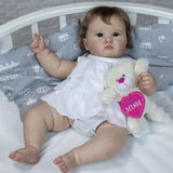 26 inches 65cm Cute Charlotte Reborn Toddler Girl Dolls Huge Bebes Reborn Reales Visible Veins Cute Dolls muñecas reborn