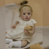 58cm Finished Missy Bebe Reborn Girl Handmade Painted Lifelike Realistic Art Reborn Toddler Dolls For Children's Gift