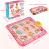 Dance Mat Toys, Electronic Dance Pad for Kids, Toddlers Dancing Game Pad with Adjustable Volume, Built-in Music, Different Game Modes, Musical Mat First Birthday Gifts for Girls Boys, Pink